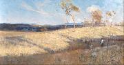 Arthur streeton Golden Summer,Eaglemont (nn02) oil on canvas
